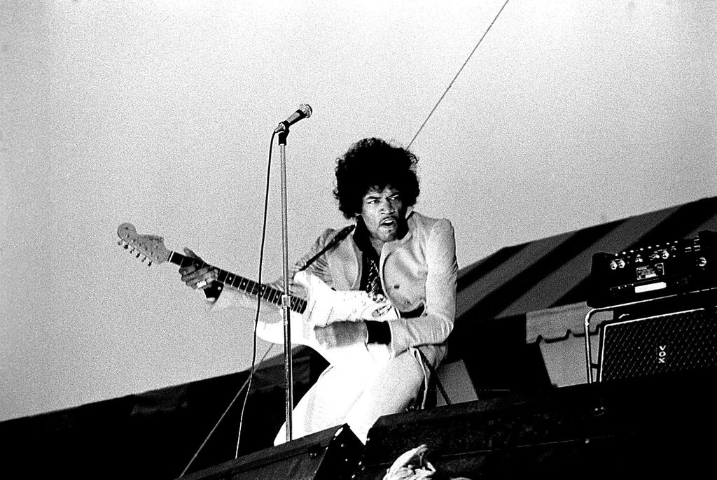 Jimi Hendrix, On Stage, Forest Hills, 1967