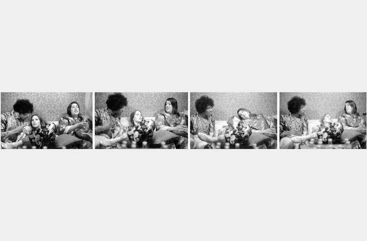 Jimi Hendrix Quadtych - Morrison Hotel Gallery