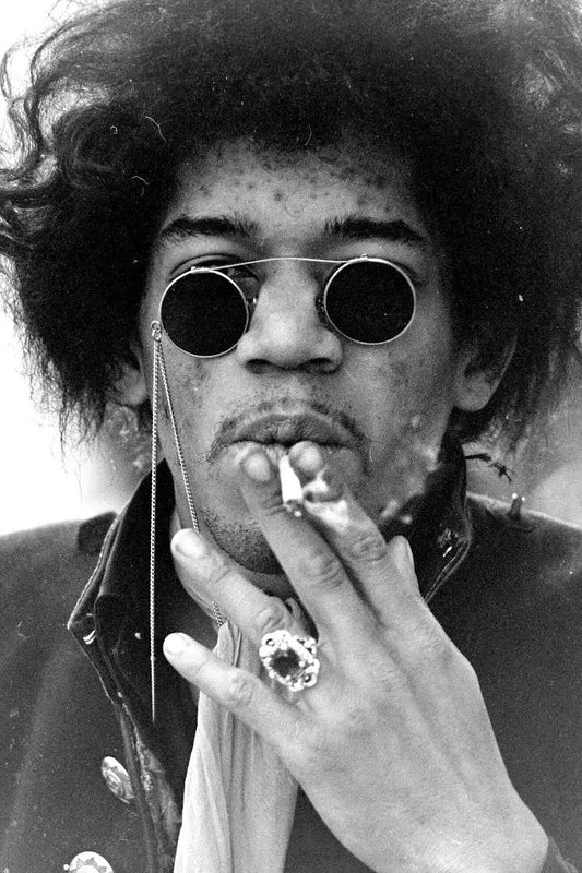 Jimi Hendrix, Smoking, London, 1967 - Morrison Hotel Gallery