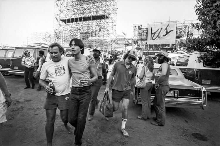 Jimmy Buffett and Jackson Browne, San Bernadino, 1982 - Morrison Hotel Gallery