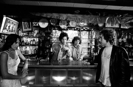 Joan Baez, Arlo Guthrie, Ramblin' Jack Elliott, and Bob Dylan, 1975 - Morrison Hotel Gallery