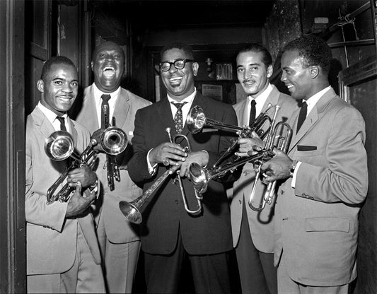 Joe Gordon, E.V. Perry, Dizzy Gillespie, Carl Warwick & Quincy Jones, NYC, New York, 1955 - Morrison Hotel Gallery
