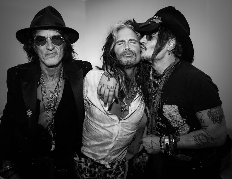 Joe Perry, Steven Tyler, Johnny Depp, Los Angeles, 2018 - Morrison Hotel Gallery