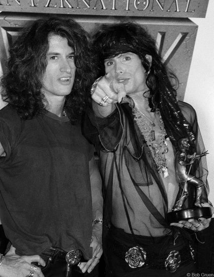 Joe Perry & Steven Tyler, NYC 1990 - Morrison Hotel Gallery