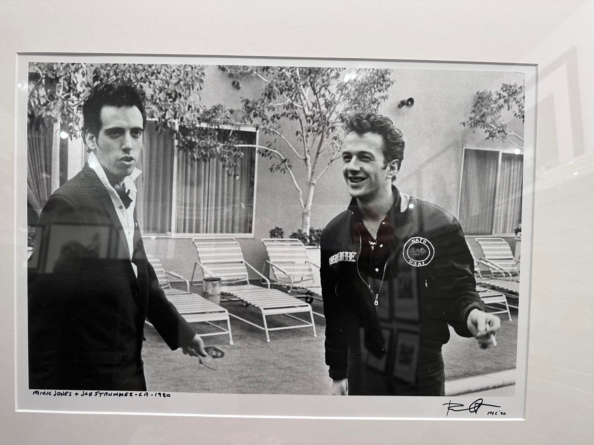 Joe Strummer and Mick Jones at the Sunset Marquis Hotel, 1980 - Morrison Hotel Gallery
