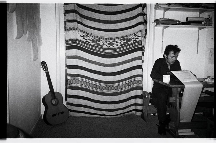 Joe Strummer at Typewriter, The Clash - Morrison Hotel Gallery