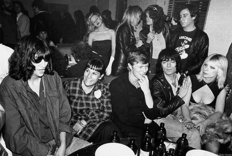 Joey Ramone, Linda Stein, David Bowie, Dee Dee & Vera Ramone, NYC, 1978 - Morrison Hotel Gallery