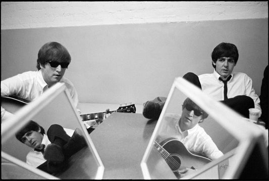 John and Paul with mirrors - Morrison Hotel Gallery