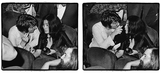 John Lennon and Yoko Ono at Fillmore East, June 5, 1971 - Morrison Hotel Gallery