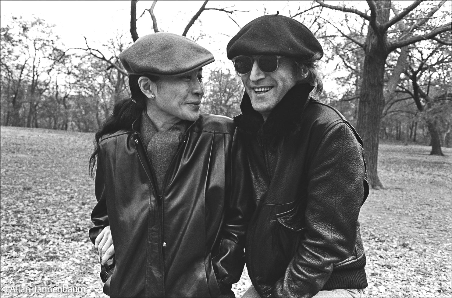 John Lennon and Yoko Ono, Big Grin, 1980 - Morrison Hotel Gallery