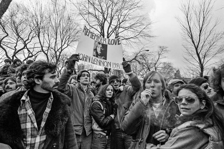 John Lennon Tribute, NYC, 1980 - Morrison Hotel Gallery