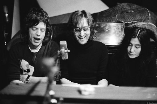 John Lennon, Yoko, & Mick Jagger, NYC, 1972 - Morrison Hotel Gallery