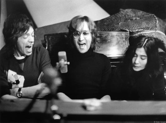 John Lennon, Yoko Ono & Mick Jagger, NYC, 1972 - Morrison Hotel Gallery
