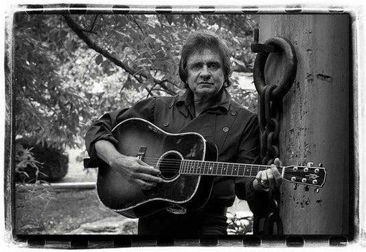 Johnny Cash at his Cabin, Hendersonville, Tennessee, 1988 - Morrison Hotel Gallery