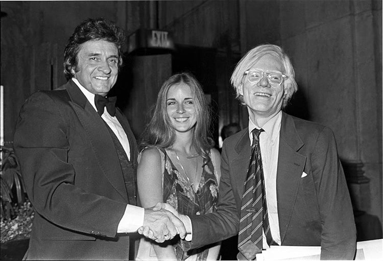 Johnny Cash, Carlene Carter and Andy Warhol - Morrison Hotel Gallery