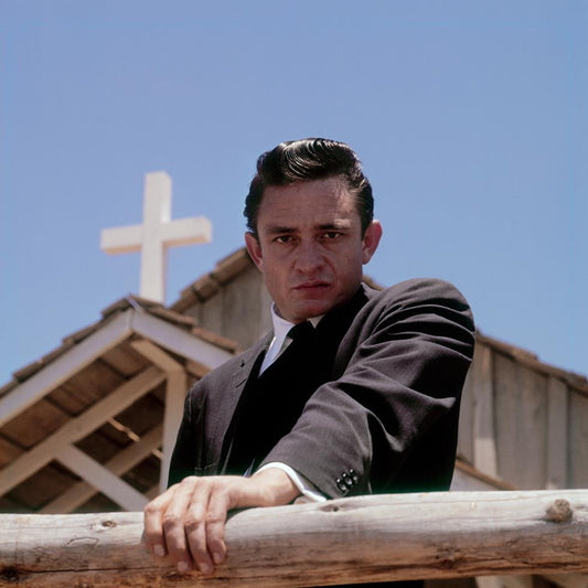 Johnny Cash, Melody Ranch, Church, 1961 - Morrison Hotel Gallery