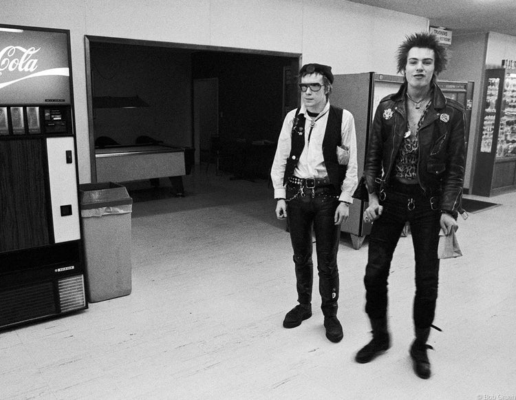 Johnny Rotten & Sid Vicious, US Tour, 1978 - Morrison Hotel Gallery