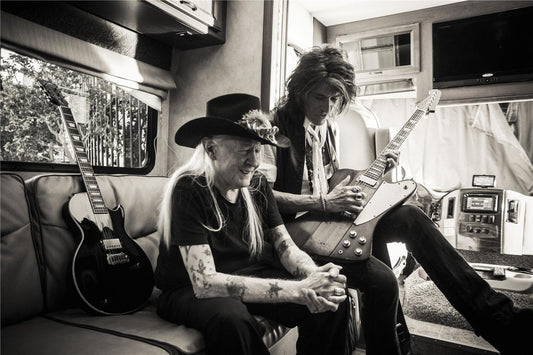 Johnny Winter and Joe Perry - Morrison Hotel Gallery