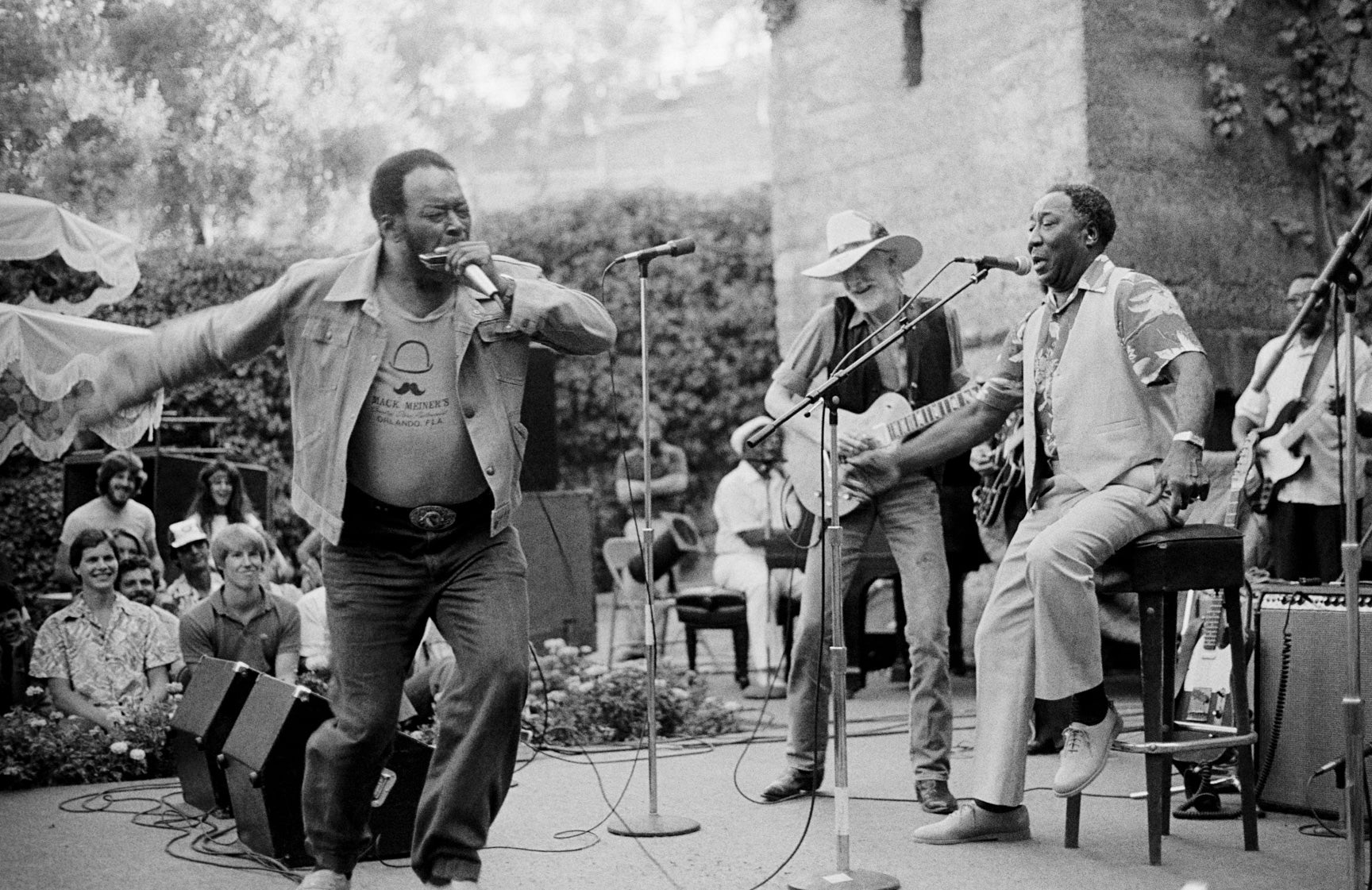 Johnny Winter and Muddy Waters, Paul Mason Winery, Saratoga, CA, September 12, 1981. - Morrison Hotel Gallery