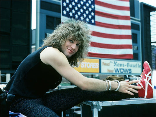 Jon Bon Jovi, Bon Jovi, Farm Aid, IL, 1985 - Morrison Hotel Gallery
