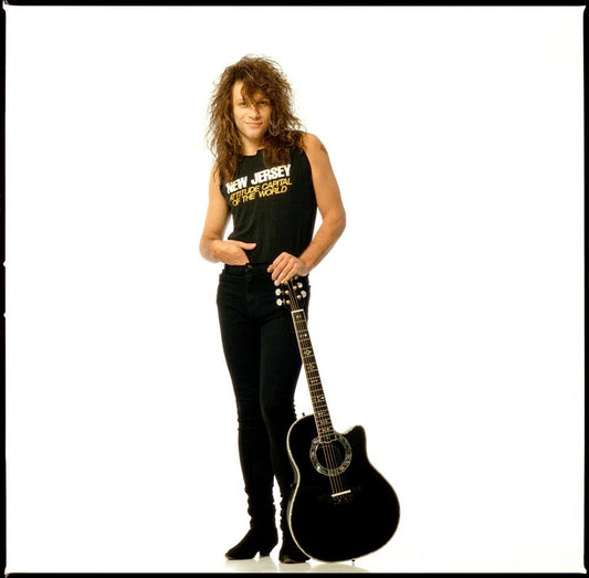 Jon Bon Jovi (On White), London, England, 1988 - Morrison Hotel Gallery