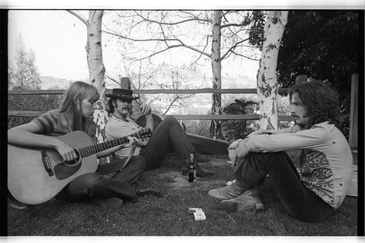 Joni Mitchell, David Crosby, and Eric Clapton, Laurel Canyon, 1968 - Morrison Hotel Gallery