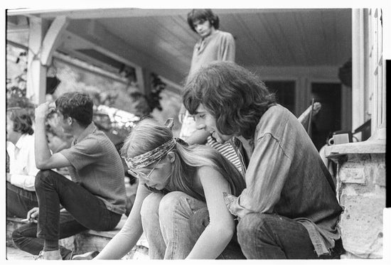 Joni Mitchell & Graham Nash at Peter Tork's, 1969 - Morrison Hotel Gallery