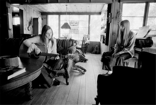 Judy Collins and Joni Mitchell, Lookout Mountain, Laurel Canyon, CA - Morrison Hotel Gallery