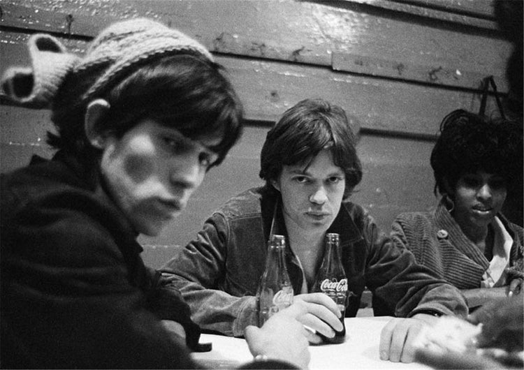 Keith, Mick and Nona Hendrix - Morrison Hotel Gallery