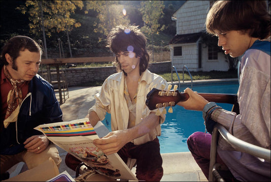 Keith Richards, Allan Steckler and Mick Jagger, 1969 - Morrison Hotel Gallery