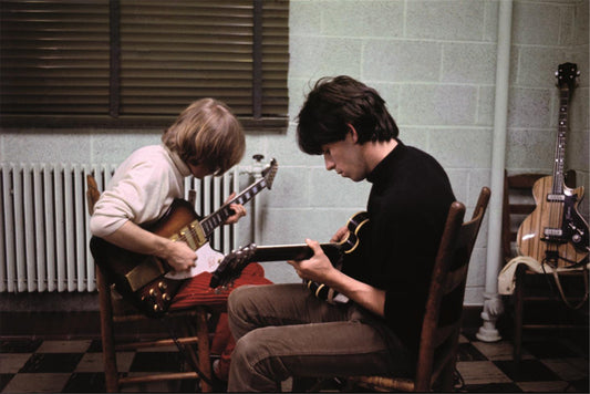 Keith Richards and Brian Jones, The Rolling Stones, - Morrison Hotel Gallery