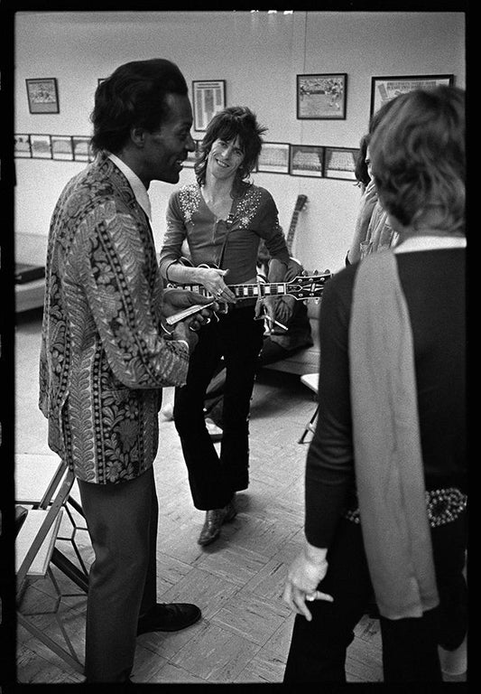 Keith Richards and Chuck Berry 1969 - Morrison Hotel Gallery