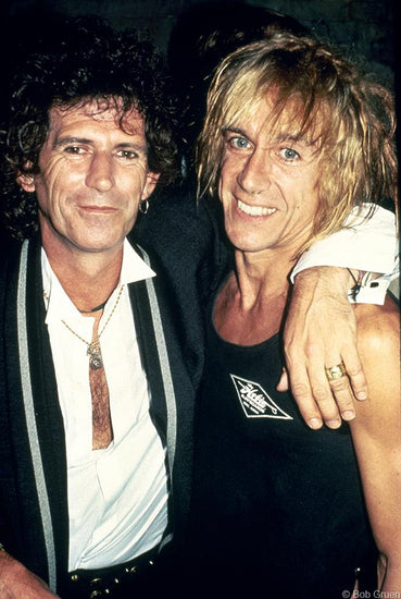 Keith Richards and Iggy Pop, NYC, 1988 - Morrison Hotel Gallery