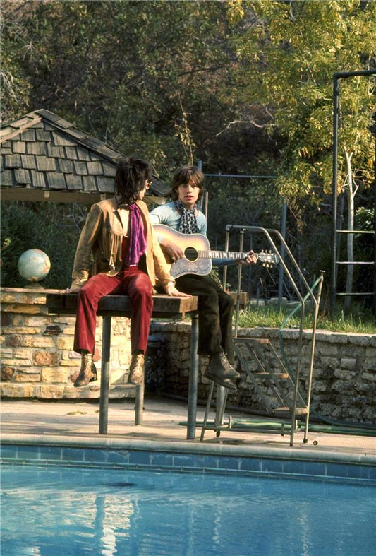 Keith Richards and Mick Jagger, Laurel Canyon, CA, 1969 - Morrison Hotel Gallery