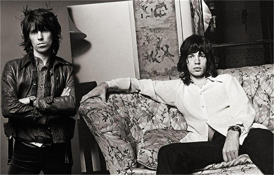 Keith Richards and Mick Jagger, Rolling Stones, Los Angeles, CA, 1972 - Morrison Hotel Gallery