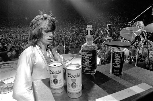 Keith Richards, Coors, Rolling Stones U.S. Tour, 1972 - Morrison Hotel Gallery