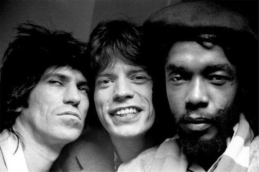 Keith Richards, Mick Jagger, and Peter Tosh, 1978 - Morrison Hotel Gallery