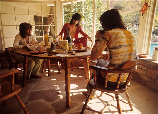 Keith Richards, Mick Taylor and Sam Cutler, Los Angeles, CA 1969 - Morrison Hotel Gallery
