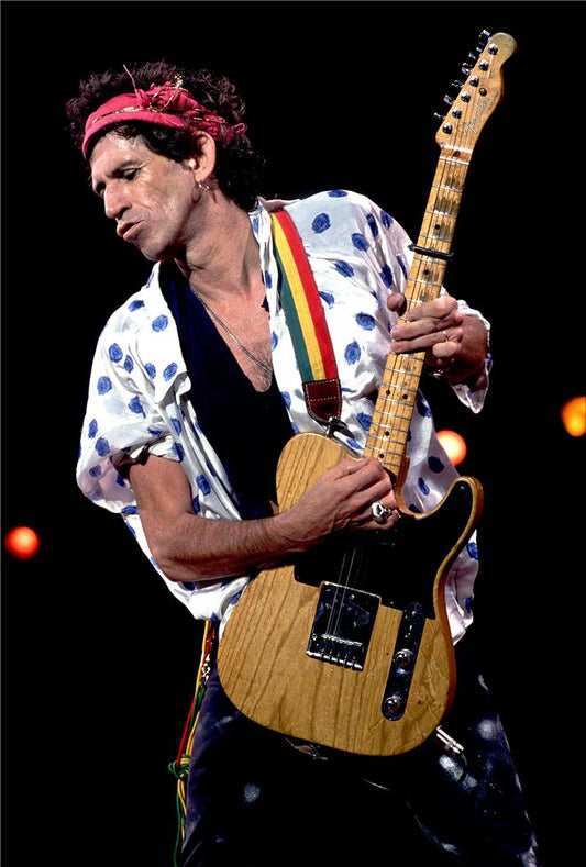 Keith Richards, Rolling Stones, Rolling Stones Steel Wheels Tour, 1989 - Morrison Hotel Gallery