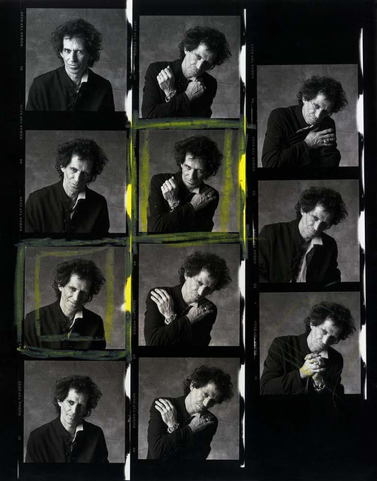 Keith Richards, The Rolling Stones, Contact Sheet, Memphis, Tennessee, 1994 - Morrison Hotel Gallery