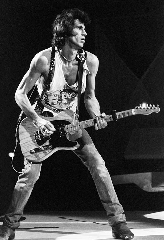 Keith Richards, The Rolling Stones, Tattoo You Tour, CT, 1981 - Morrison Hotel Gallery