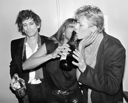 Keith Richards, Tina Turner & David Bowie, New York City, 1983