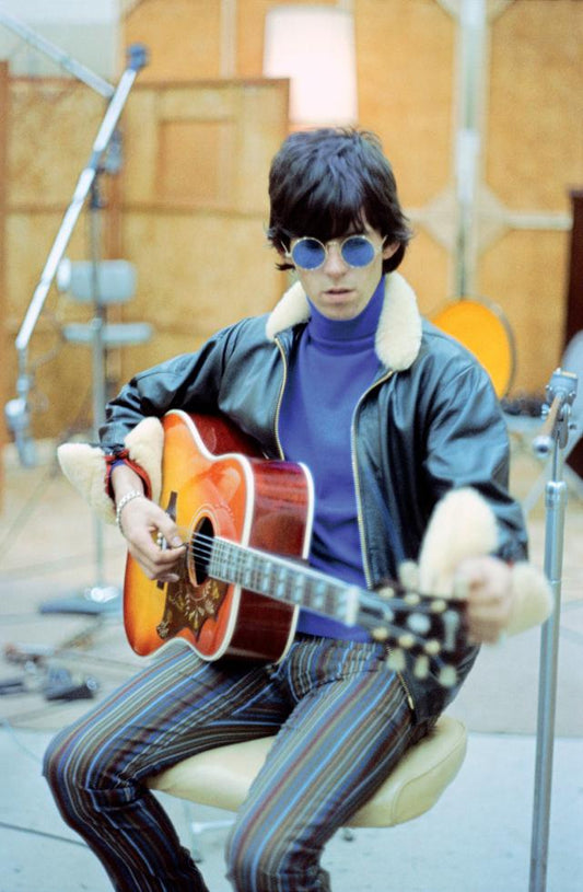 Keith Richards with Hummingbird - colour, The Rolling Stones - Morrison Hotel Gallery