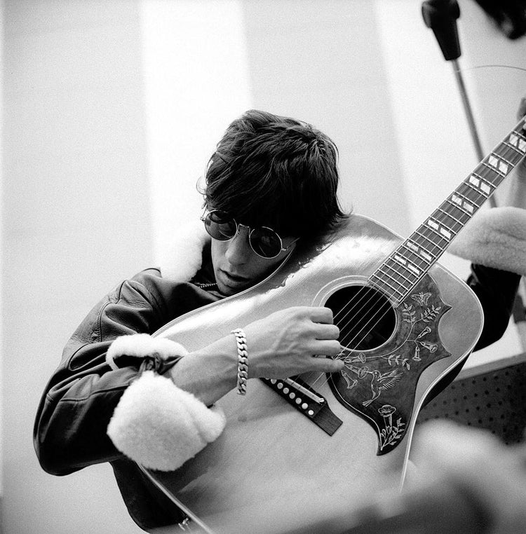 Keith Richards with Hummingbird, The Rolling Stones - Morrison Hotel Gallery