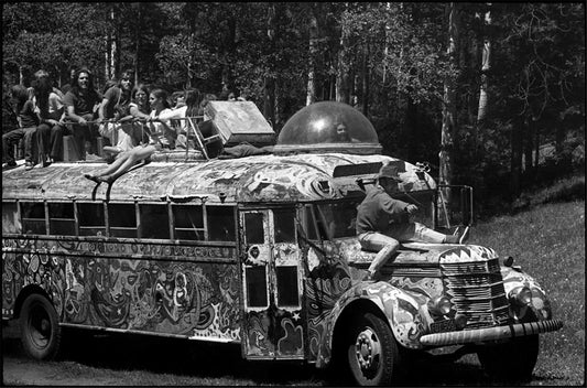 Ken Kesey on His Bus, Further, Aspen Meadows, NM, 1969 - Morrison Hotel Gallery