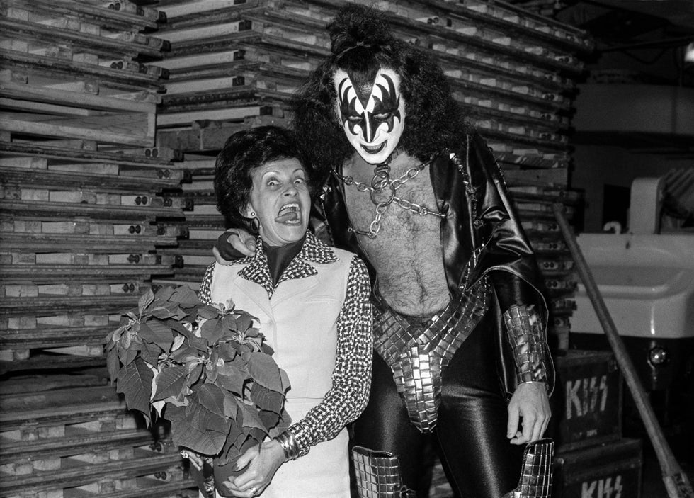 KISS, Gene Simmons with his mother, 1977 - Morrison Hotel Gallery
