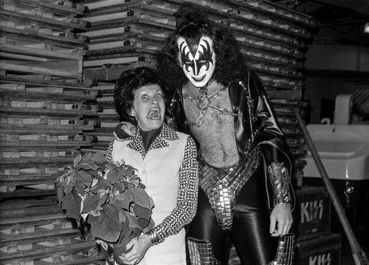 KISS, Gene Simmons with his mother, 1977 - Morrison Hotel Gallery