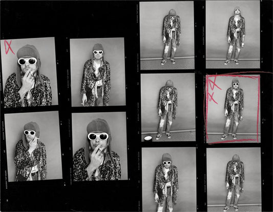 Kurt Cobain, Nirvana, Contact Sheet No. 1, 1993 - Morrison Hotel Gallery