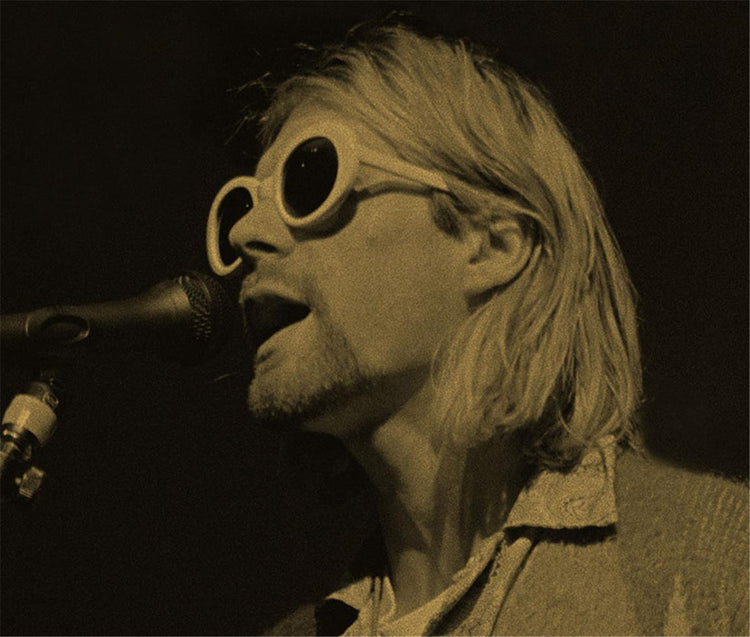 Kurt Cobain, Nirvana, Singing Gold, 1993 - Morrison Hotel Gallery