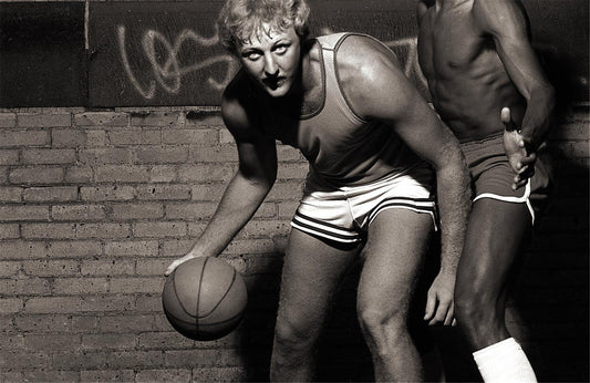 Larry Bird and Julius Dr. J Erving, Boston Celtics vs. Philadelphia 76ers, 1983 - Morrison Hotel Gallery
